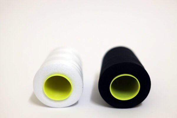 Polyester Sewing Machine Thread Black & White (2PCS Set) – 5000 Yards Each, 100% Spun Polyester
