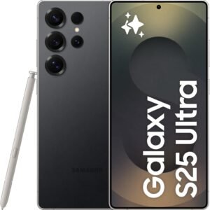 Samsung Galaxy S25 Ultra AI Phone, 256GB Storage, 12GB RAM, Titanium Black (UAE Version)