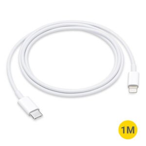 USB-C to Lightning Charging Cable 1M – Fast Charge & Sync – White