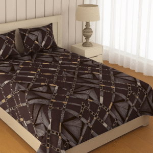 King Size Flat Bedsheet 250 x 240 cm with 2 Pillowcases – 125 GSM Soft Microfiber – Durable & Comfortable for All Seasons